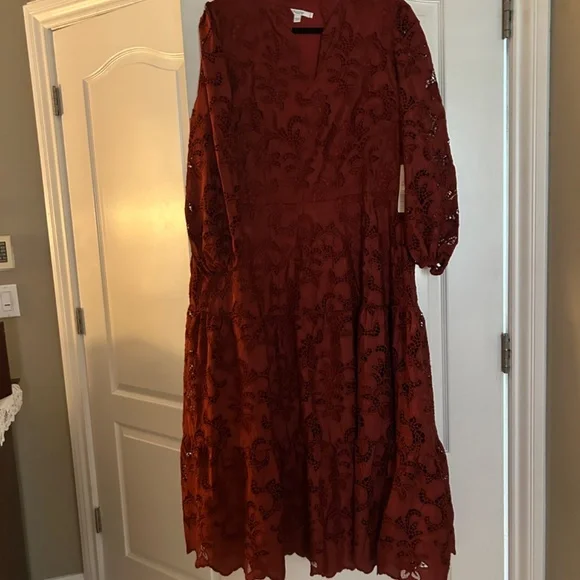 Chicos NWT Lace Maxi Dress size 3 - Picture 5 of 5